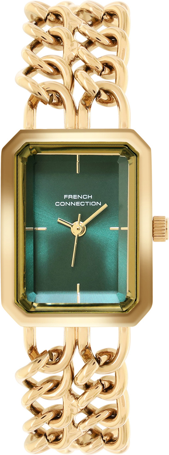Image of French Connection Green Sunray Dial | Analog Watch For Women's | FCB17NGM Analog Watch - For Women