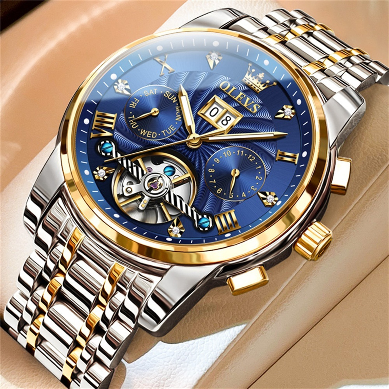 Image of OLEVS OL9910M-4 Analog Watch - For Men
