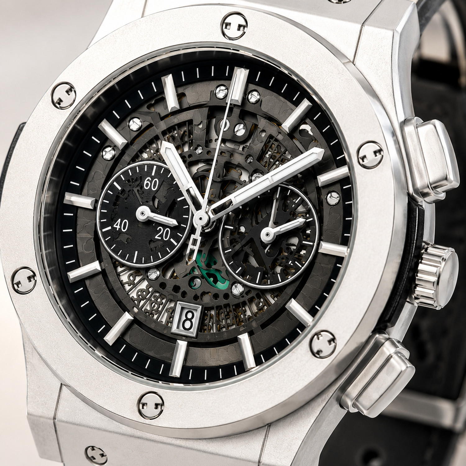 Image of italigs Italigs Premium Skeleton Dial Stainless Steel Luxury Men Watch Analog Watch - For Men