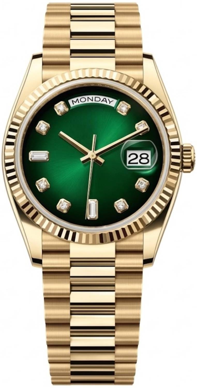 FOREST Luxury Gold Stainless Steel Analog Watch for Men - Image 1