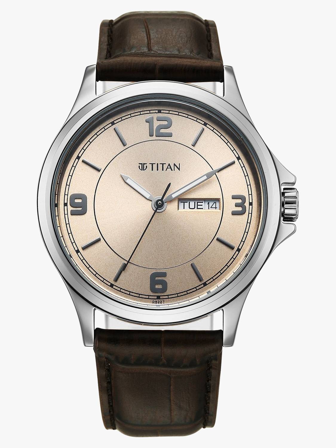 Titan Neo Arabic Quartz Beige Men's Watch - Image 2