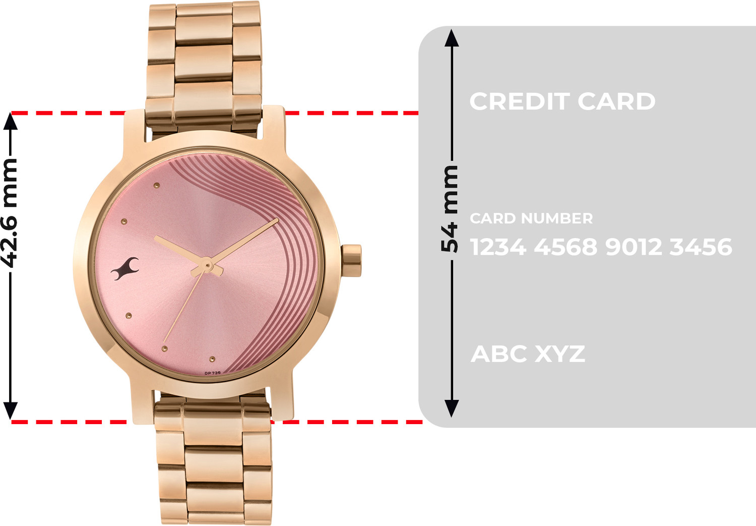 Image of Fastrack FK Exclusive Analog Watch For Girls 6222WM01 Alpha Dial Pink Analog Watch - For Women