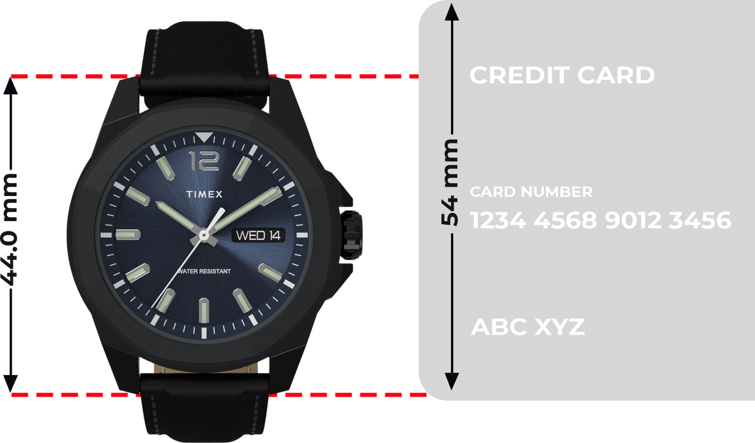 Image of TIMEX Essex Round 44mm Blue Dial Analog Watch - For Men