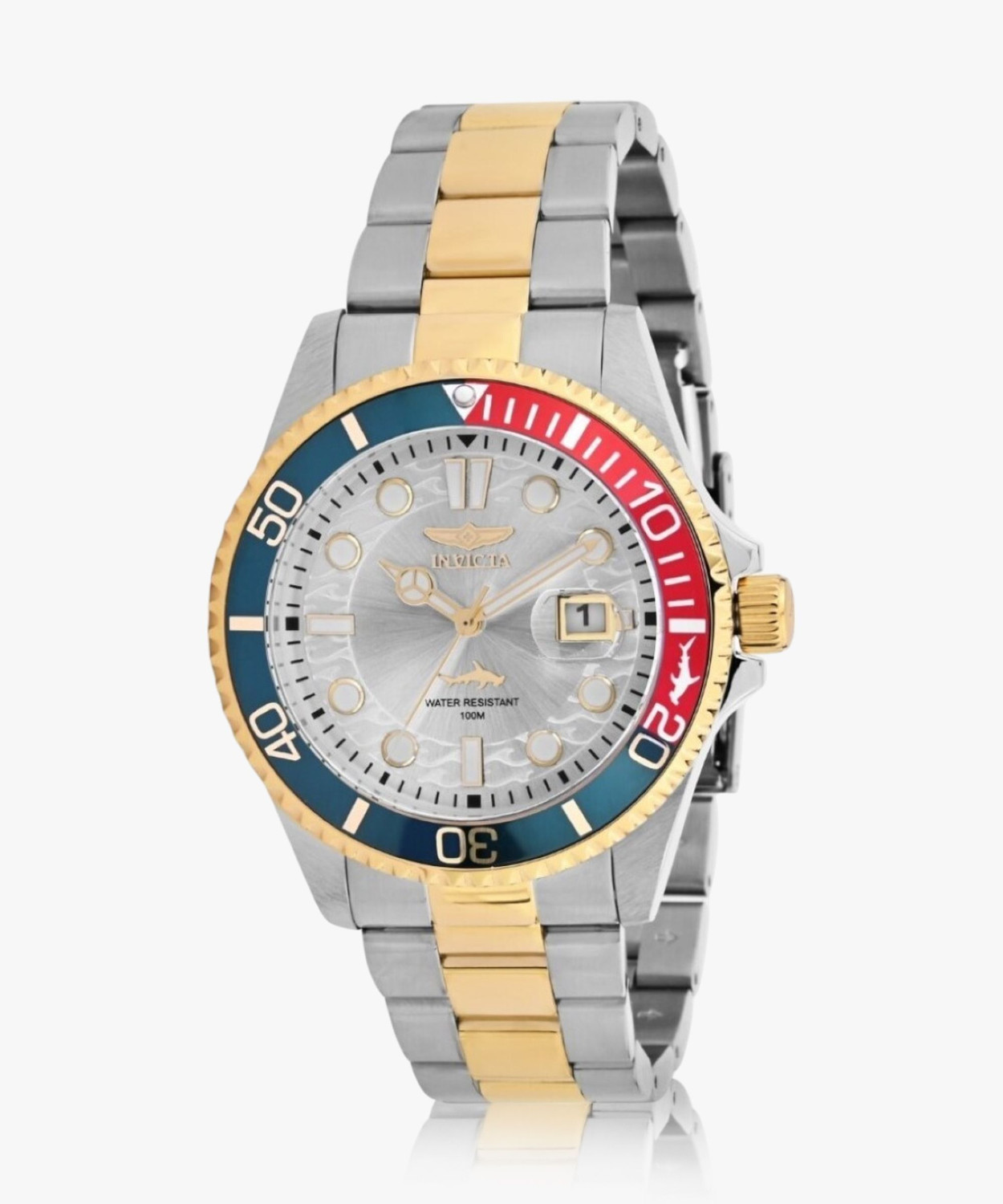 Image of INVICTA 44710 Pro Diver Quartz Silver Dial Analog Watch - For Men