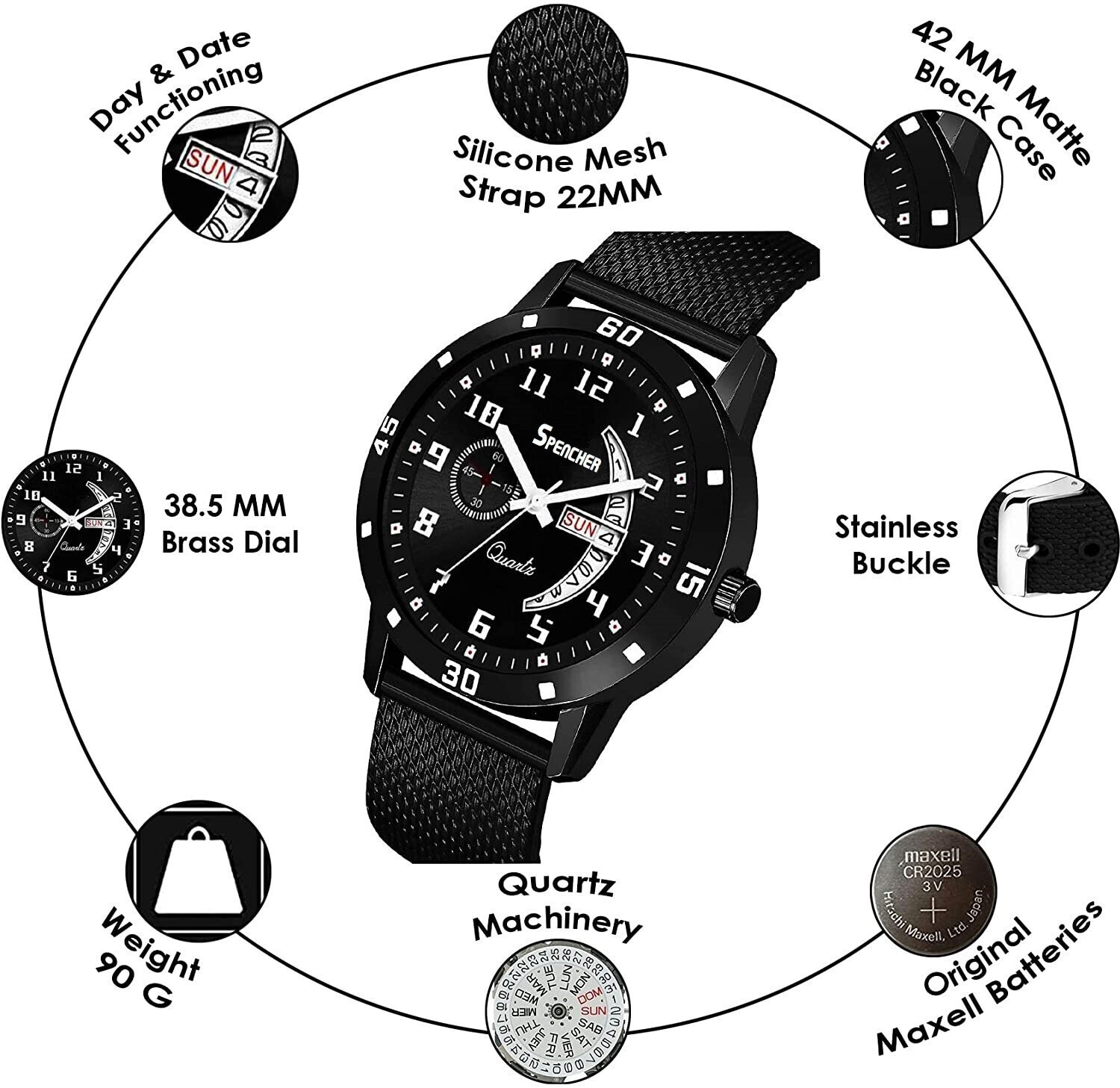 Image of Spencher Analog Watch - For Boys