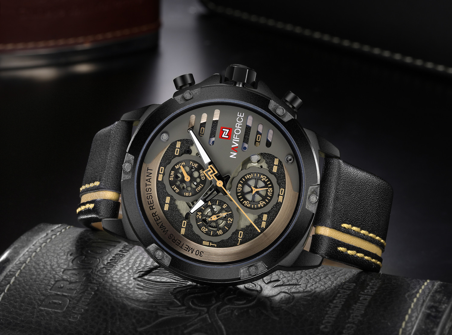 Image of NAVIFORCE NAVIFORCE 9110 NF9110 Analog Watch - For Men