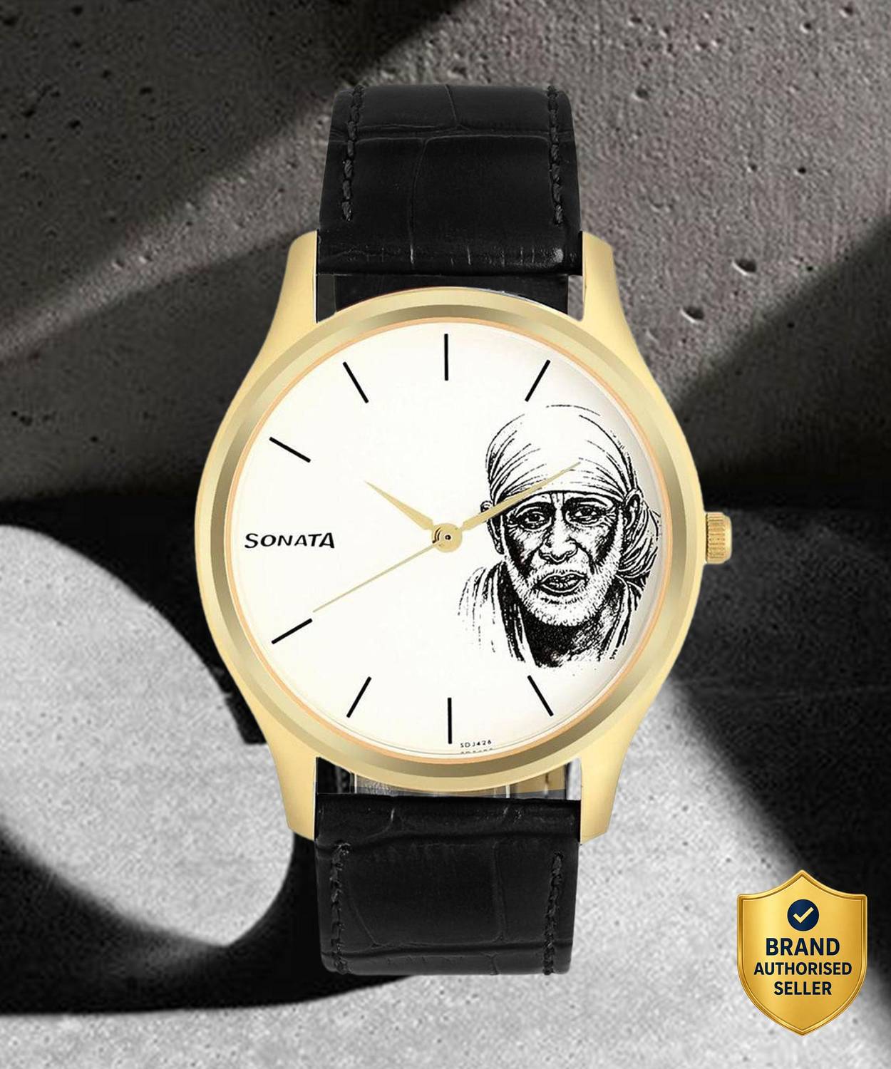 SONATA NN77082YL04W Sai Baba Analog Watch - For Men - Buy SONATA