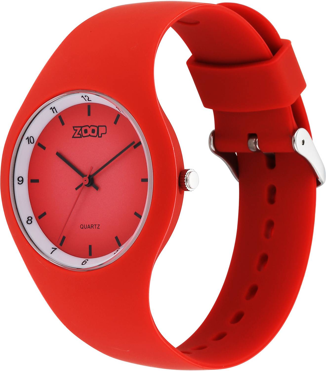 テディ POP Zoop Zoop Pop Integrated Red Dial Red Plastic Strap Analog Watch