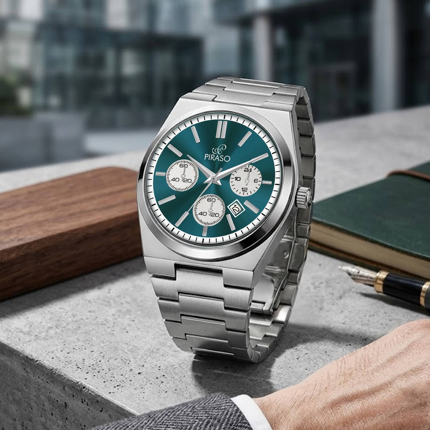 Piraso TST45COS Turquoise Men's Analog Watch - Image 2