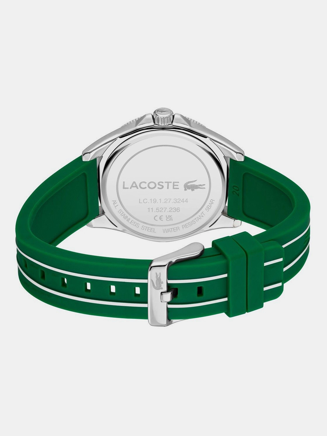 Image of LACOSTE MAINSAIL Lacoste Mainsail Qtz Basic Green Round Dial Men's Watch - 2011455 Analog Watch - For Men