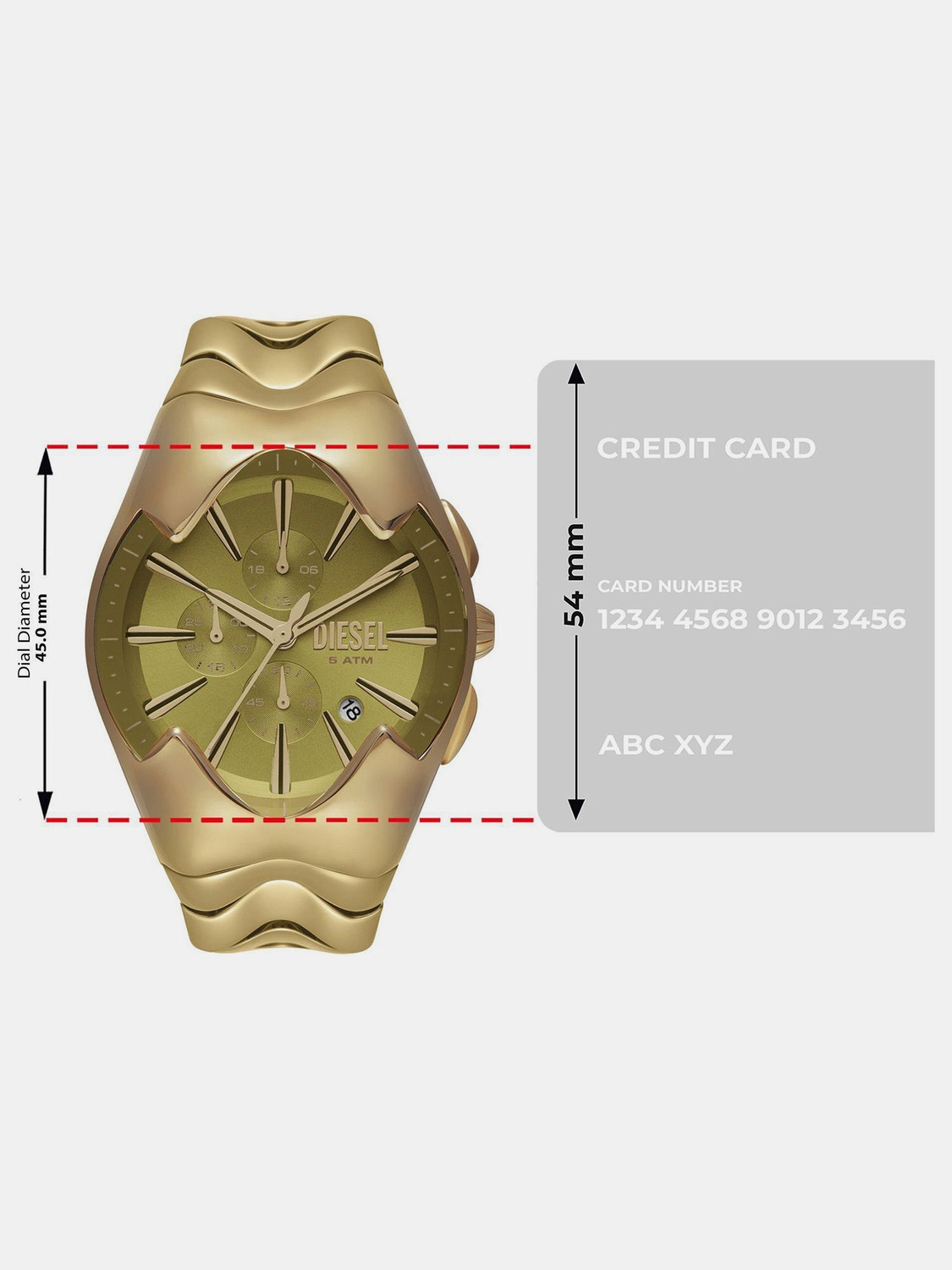 Image of DIESEL Mercurial Mercurial Analog Watch - For Men