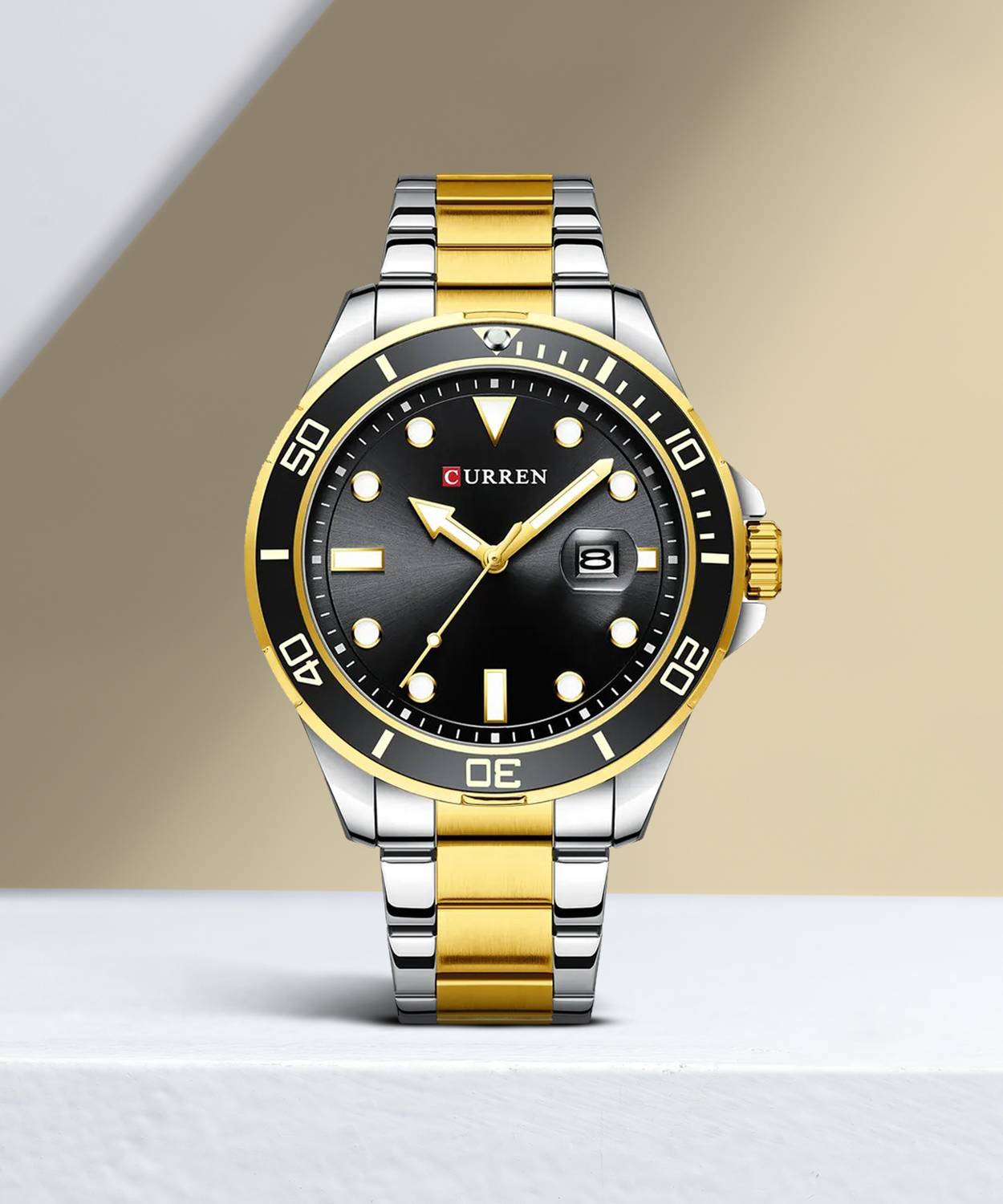 さと様オーダー２点 Curren 8388 Analog Watch - For Men - Buy Curren 8388 Analog Watch