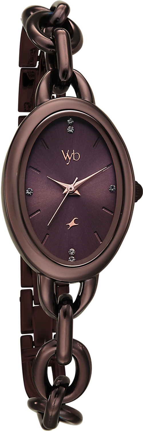 Image of Fastrack Fastrack Vyb Manifester Vyb Manifester Quartz ChocolateBrown Dial Chocolate Brown Alloy Strap Analog Watch - For Women