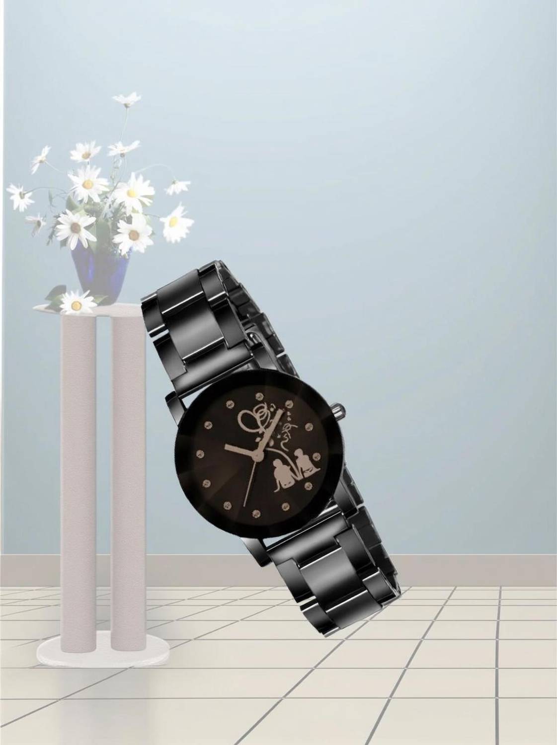 Shunya SH-544 21st century Metal Chain Belt Analog Watch - For Girls