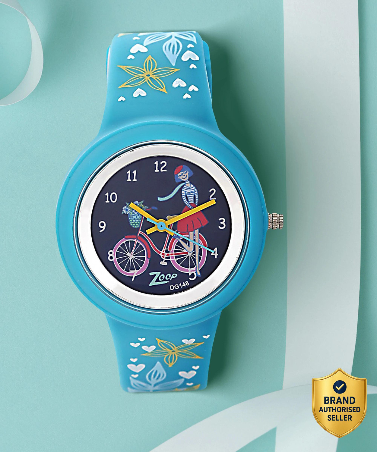 Image of Zoop byTitan NP26006PP03W Zoop Travel Quartz Blue Dial Blue Plastic Strap Analog Watch - For Boys & Girls