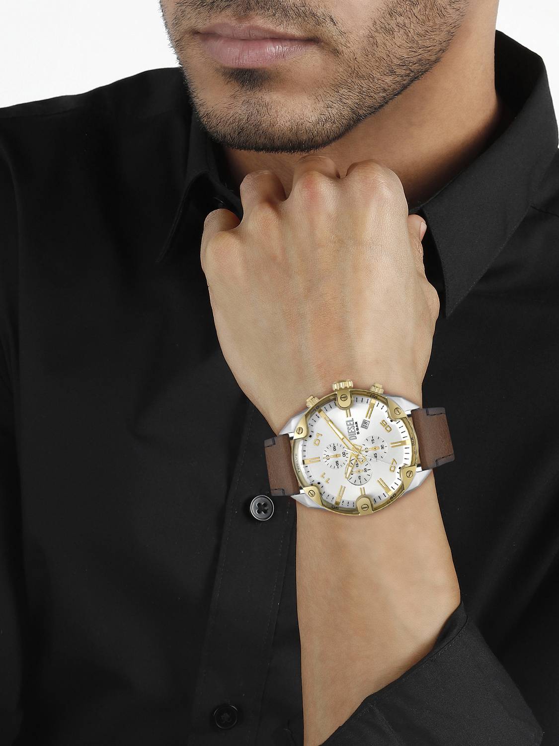 DIESEL Spiked Spiked Analog Watch - For Men - Buy DIESEL Spiked