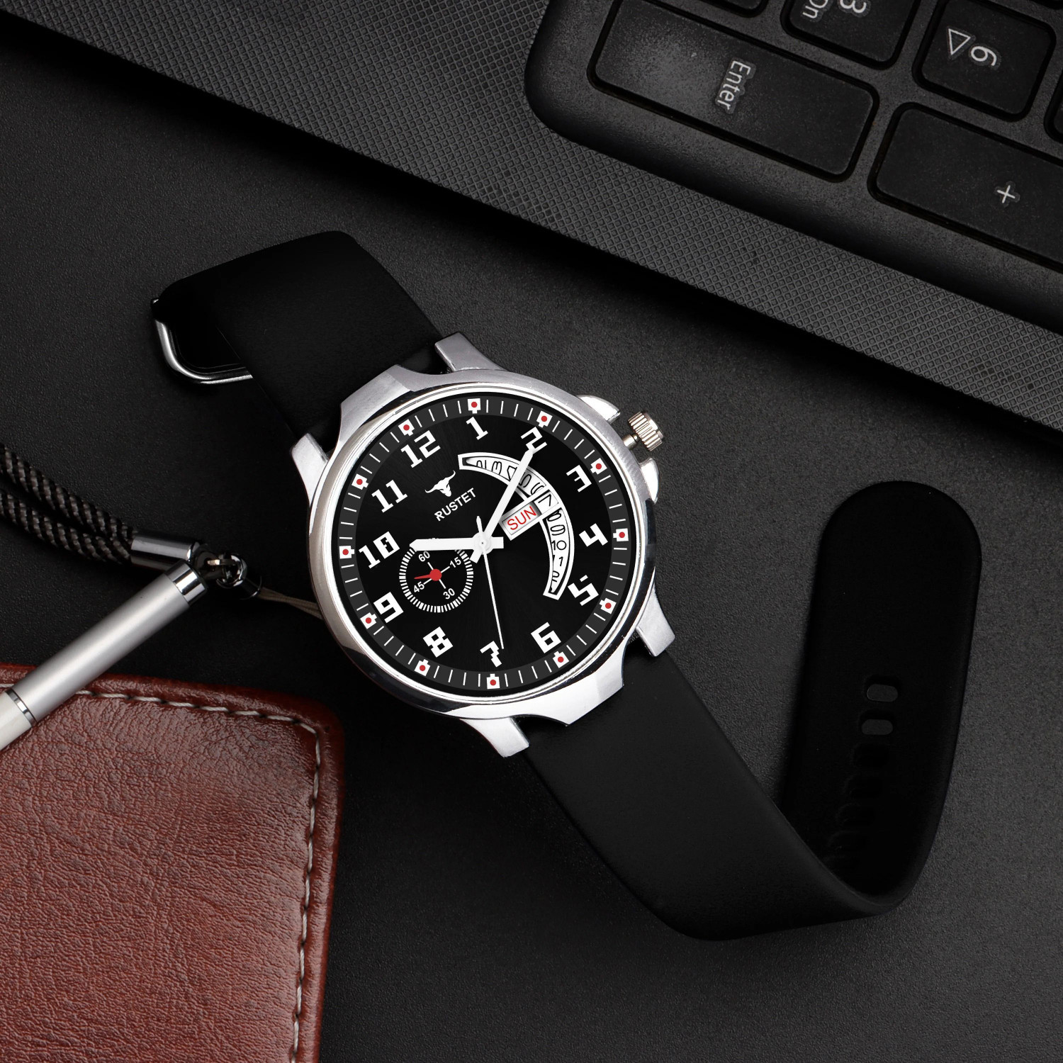 Image of RUSTET Classic 2.0 Day & Date Analog Watch - For Men