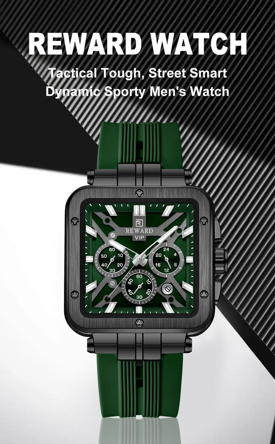 Image of Reward RD833569MA-GREEN Premium Watch Analog Watch - For Men
