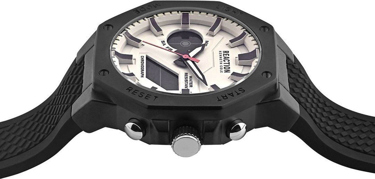 Image of Kenneth Cole Reaction Digi-Analog Grey Dial Men's Watch Analog-Digital Watch - For Men