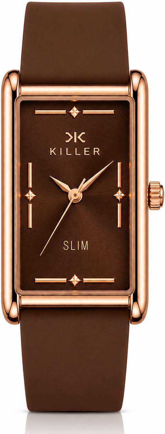KILLER Brown Slim Dial Analog Watch - Men - Image 3