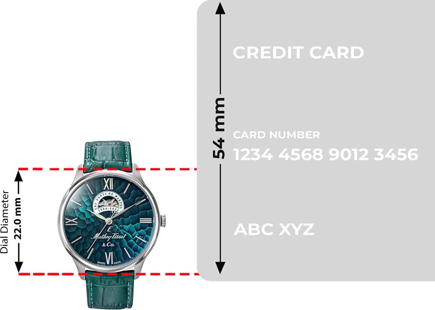 Mathey-Tissot MC1886AV Swiss Made Automatic Green Dial Analog