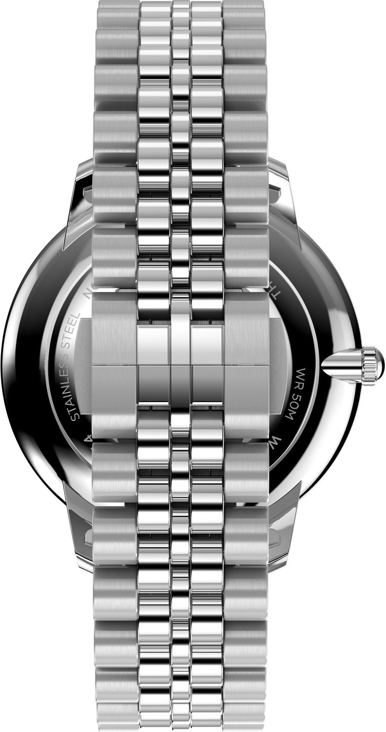 Image of TIMEX TW2Y23300IK Waterburry Round 39mm Black Dial Analog Watch - For Men