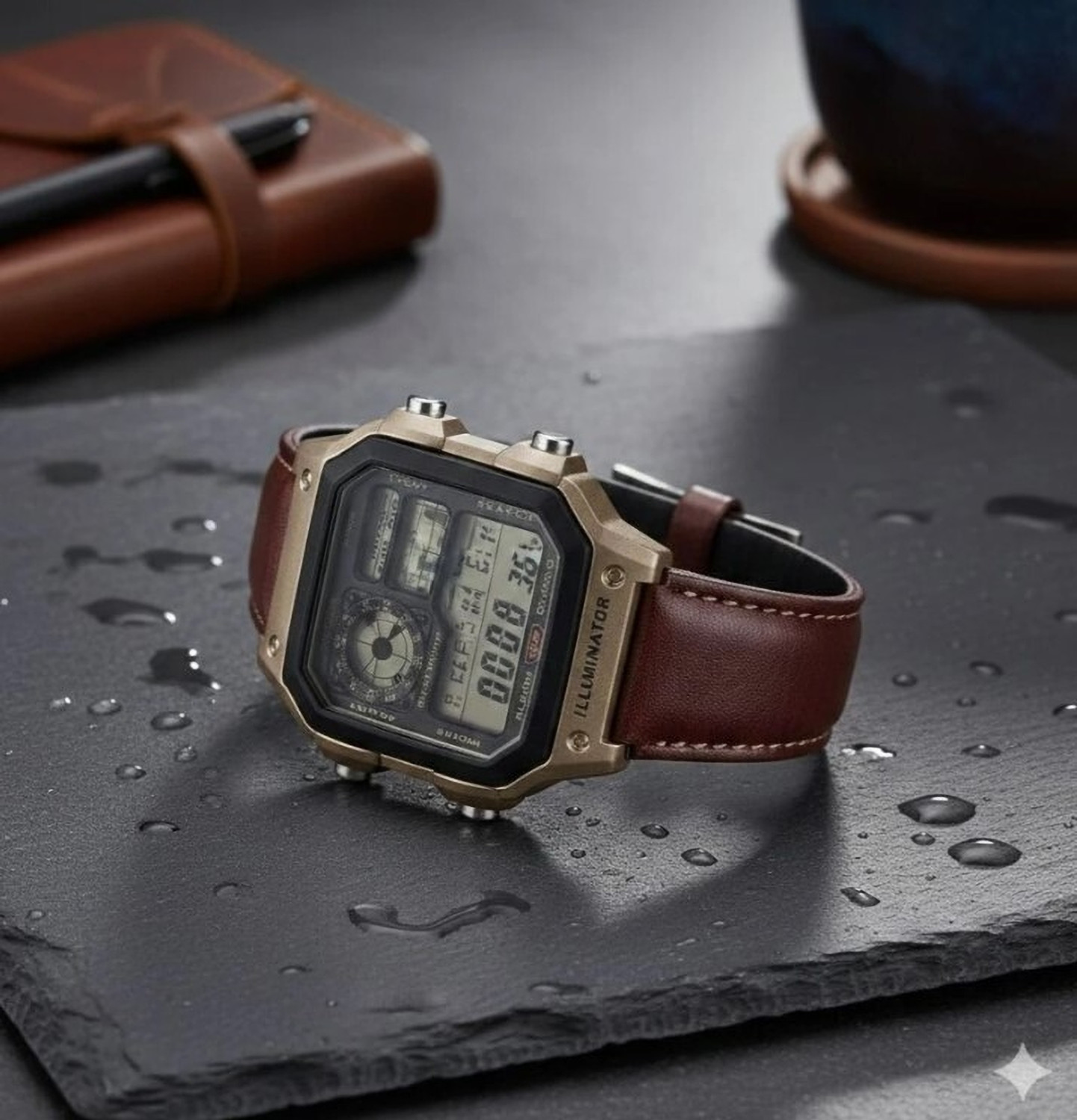 Image of Gasioc Dual Time Digital Watch - For Men & Women DIGITAL-WATCH-01