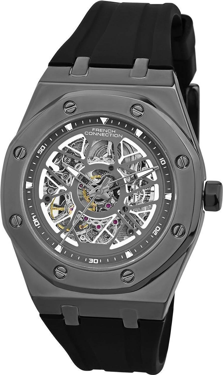 French Connection Grey Sunray Dial Men's Automatic Watch - Image 3