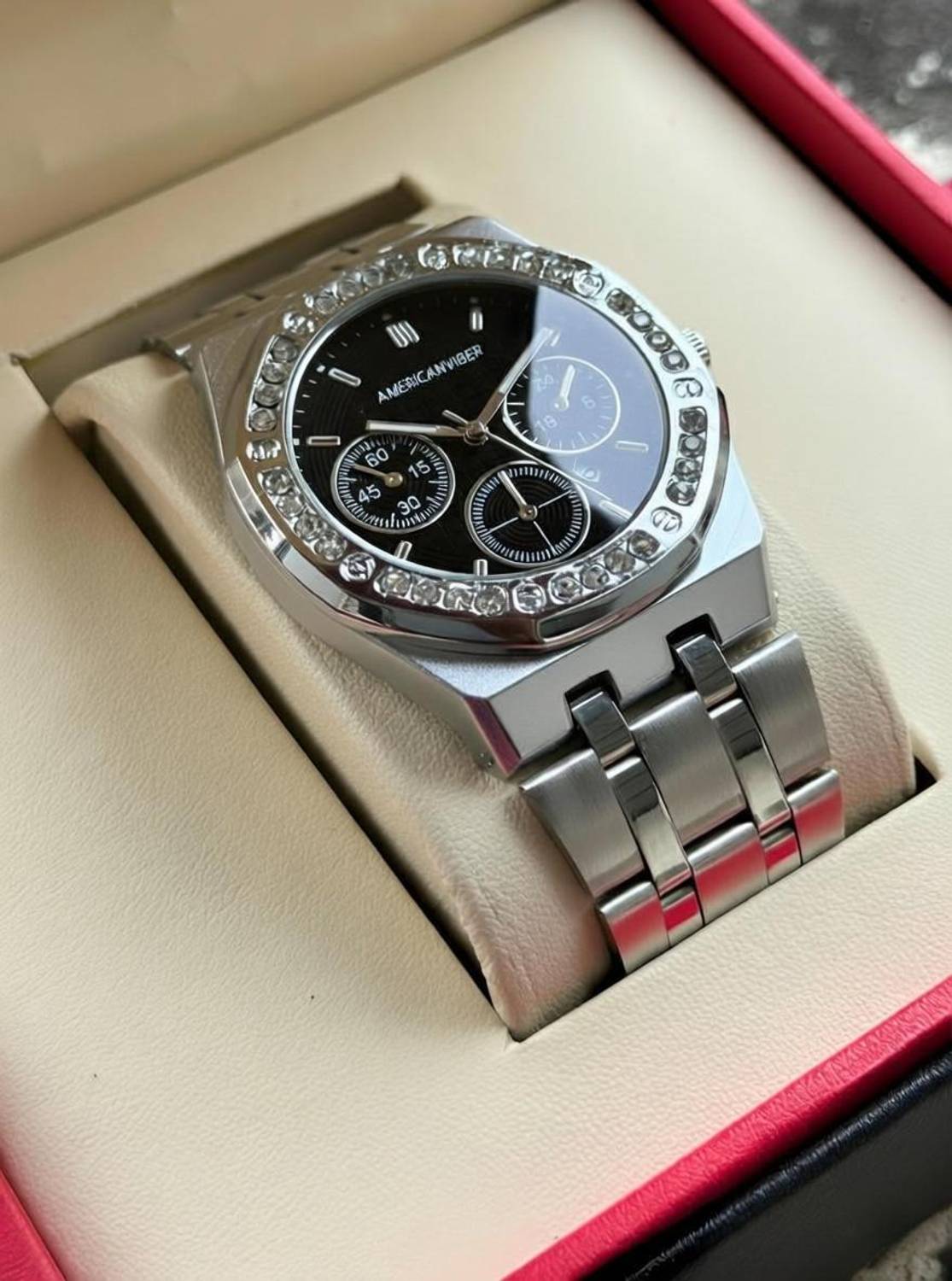 Americanviber AVM0038 Diamond Studded Watch - Image 1