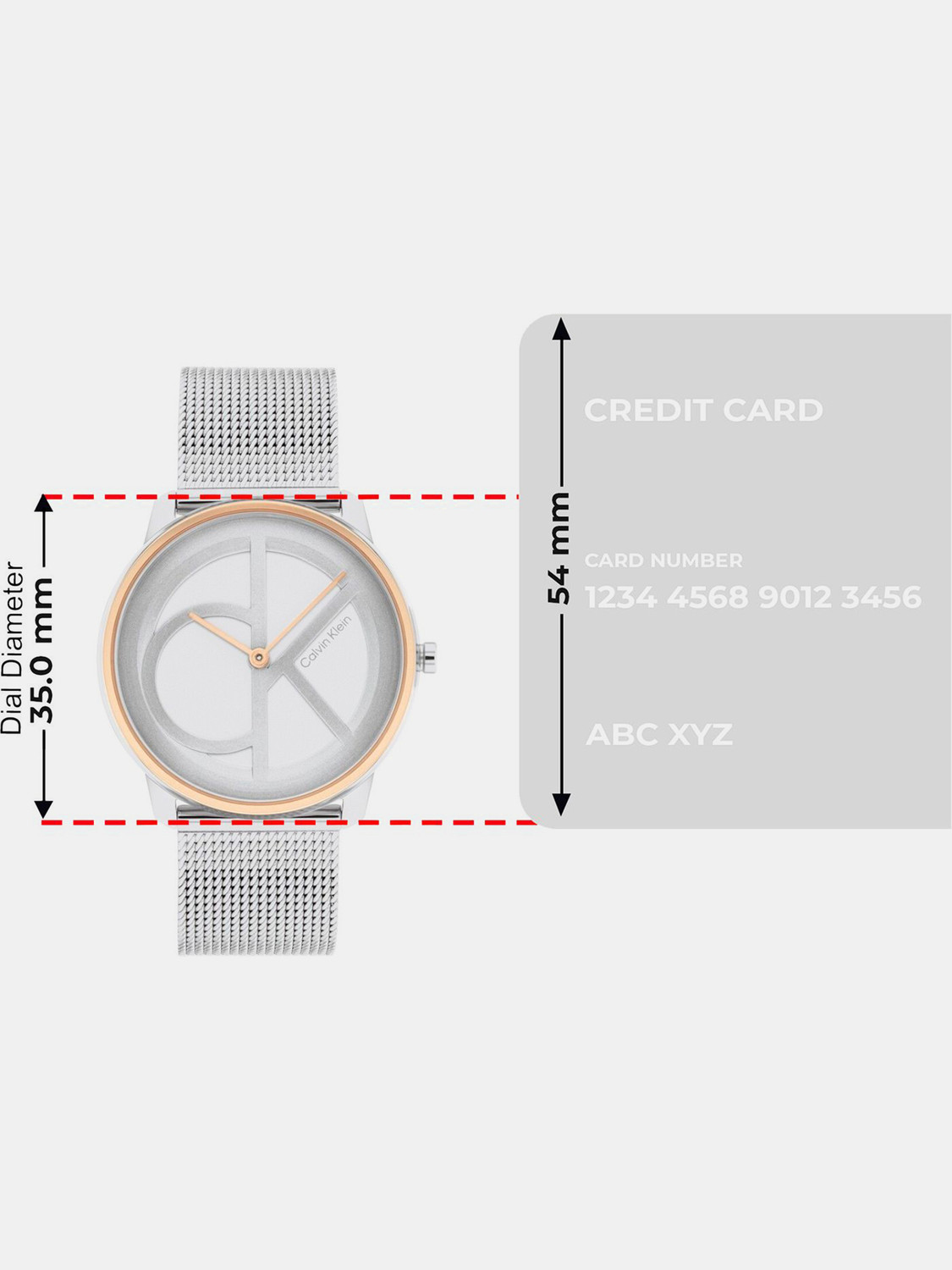 Image of Calvin Klein Ck Iconic Iconic Qtz Basic Slim Silver White Round Dial Unisex / Analog Watch - For Men & Women