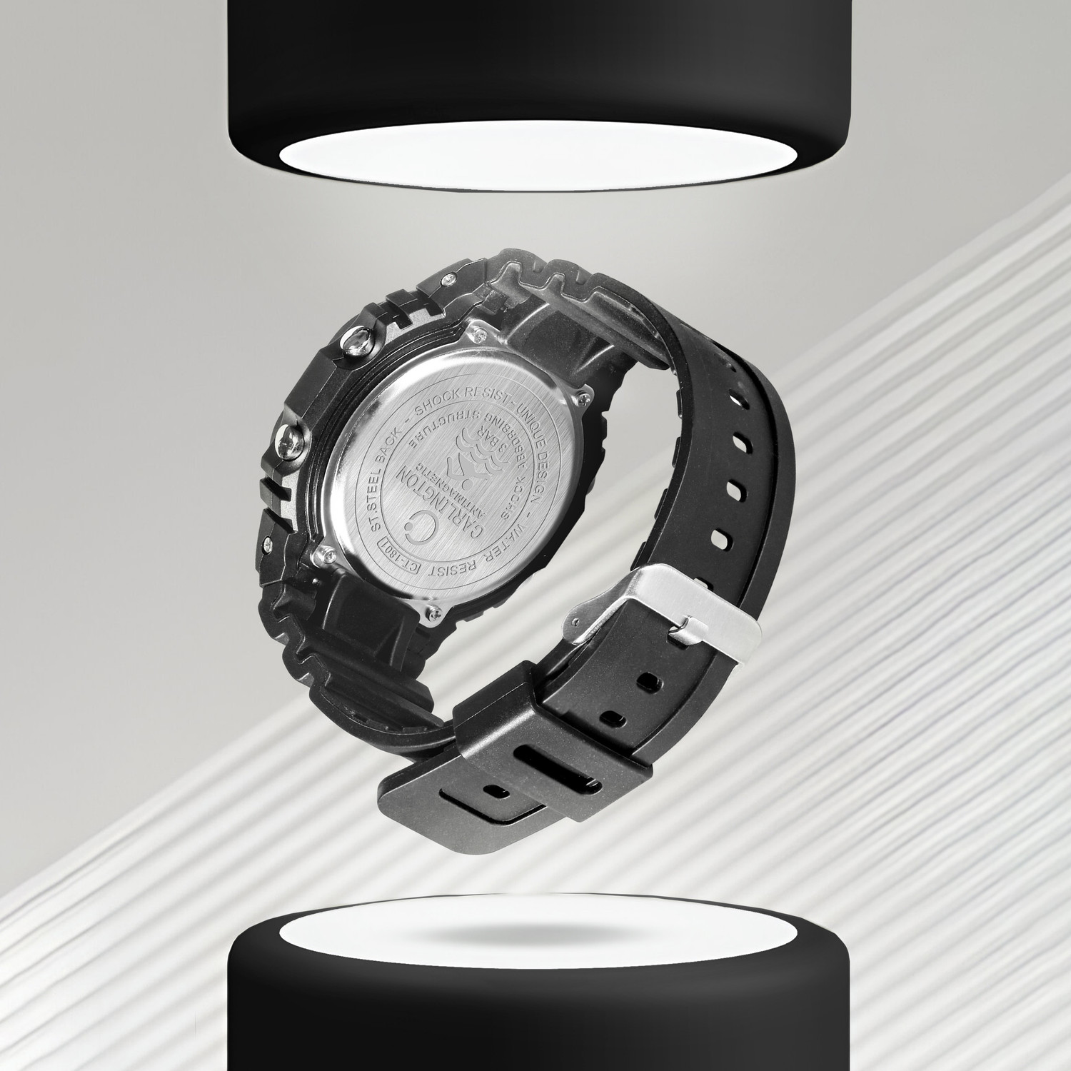 Image of Carlington Endurance 1801 Green Endurance Series Digital Watch - For Men