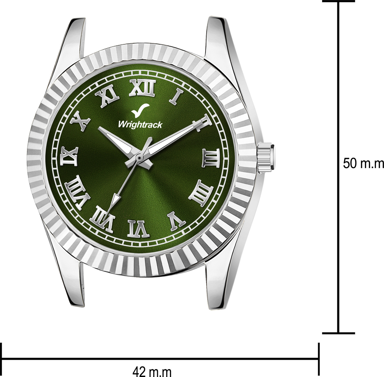 Image of Wrightrack Astrological Full Roman Premium Stainless Steel Bracelet for Luck & Prosperity Astrological Full Roman Premium Stainless Steel Bracelet for Luck & Prosperity Analog Watch - For Men