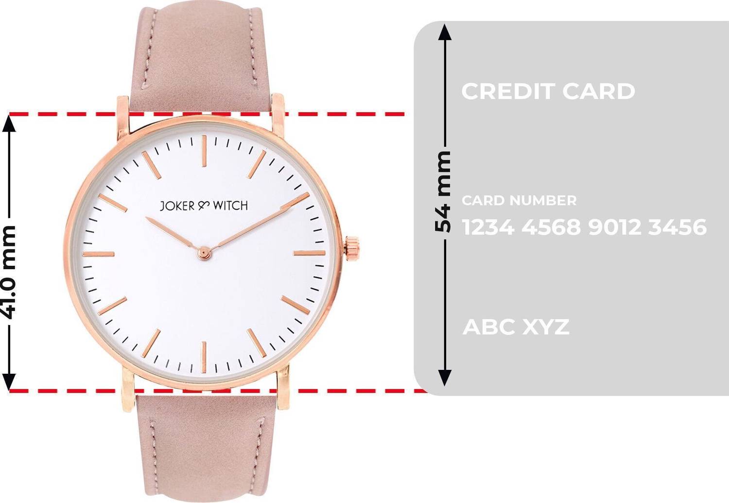 Joker & Witch Hope Women's White Dial Pink PU Leather Analogue Watch - Image 4