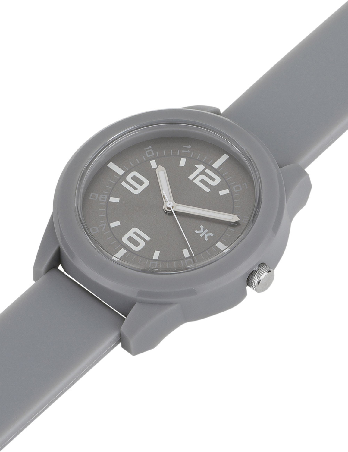 Image of KILLER KLMO21B Killer Unisex Grey Analog Watch with Silicone Strap | Casual Lightweight Analog Watch - For Men & Women