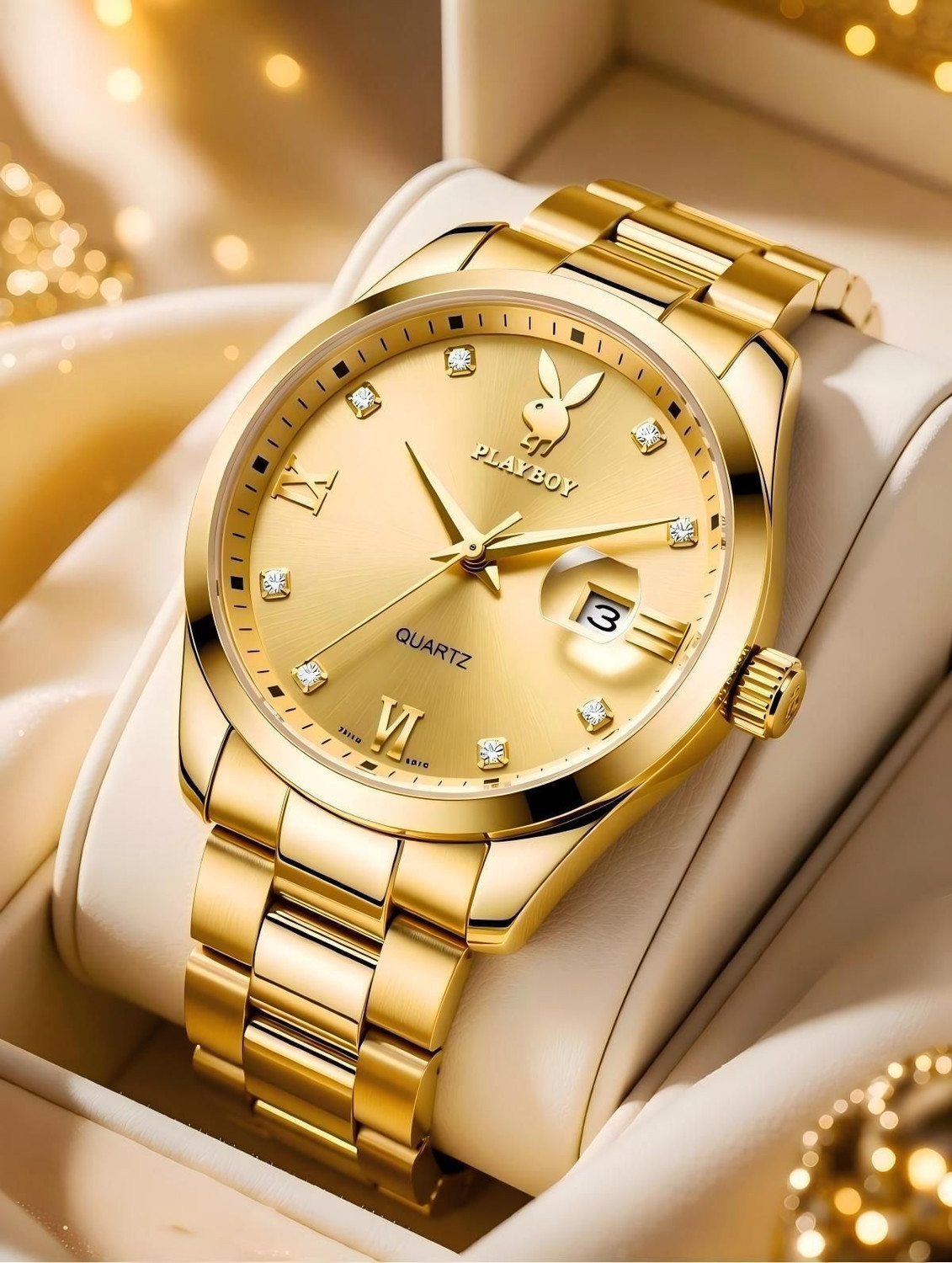 Image of PLAYBOY 3503 Luxury Business Casual Analog Watch - For Men