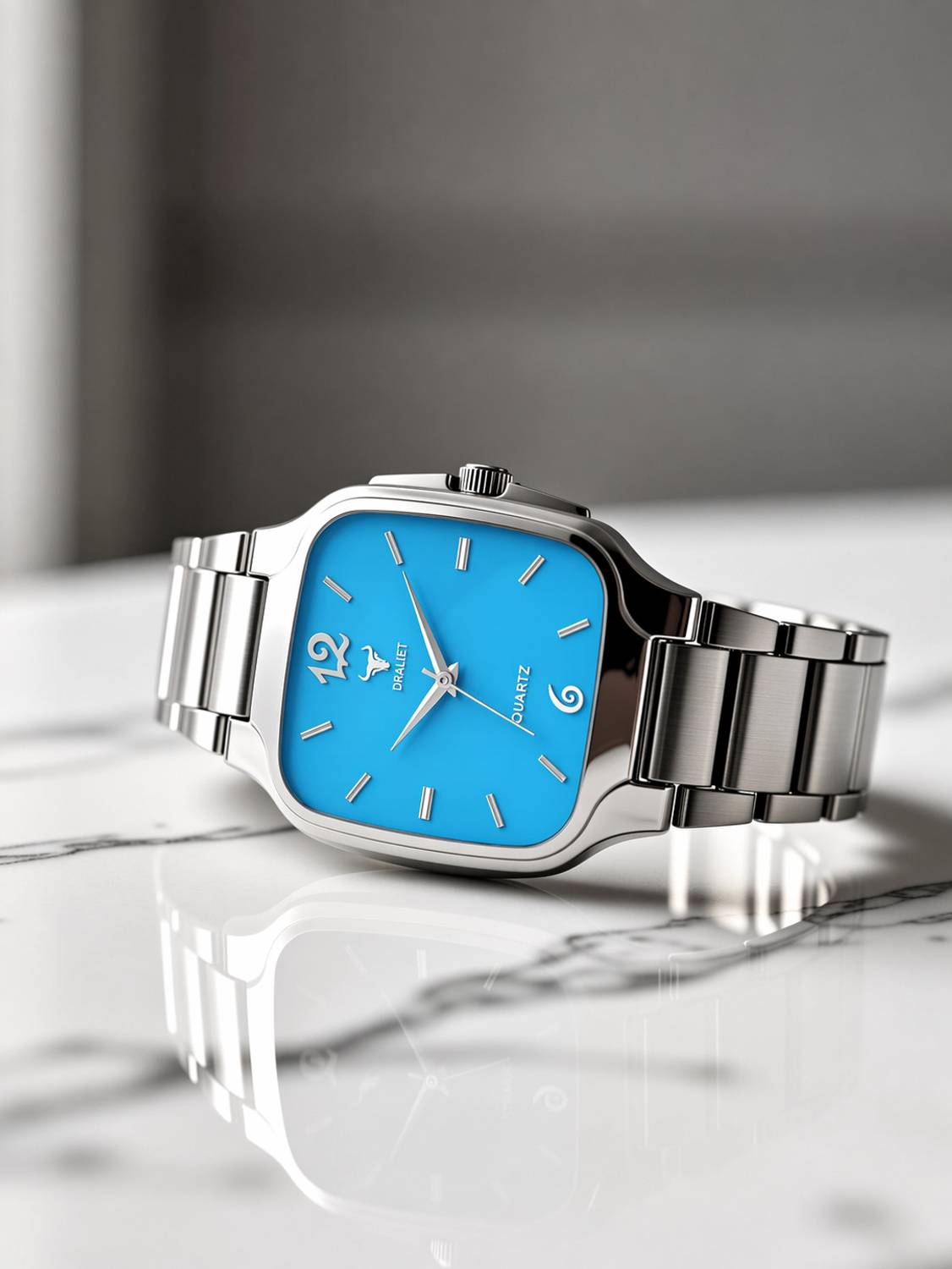 DRALIET LCS-4297 Elegant Series Square Quartz Watch - Image 2