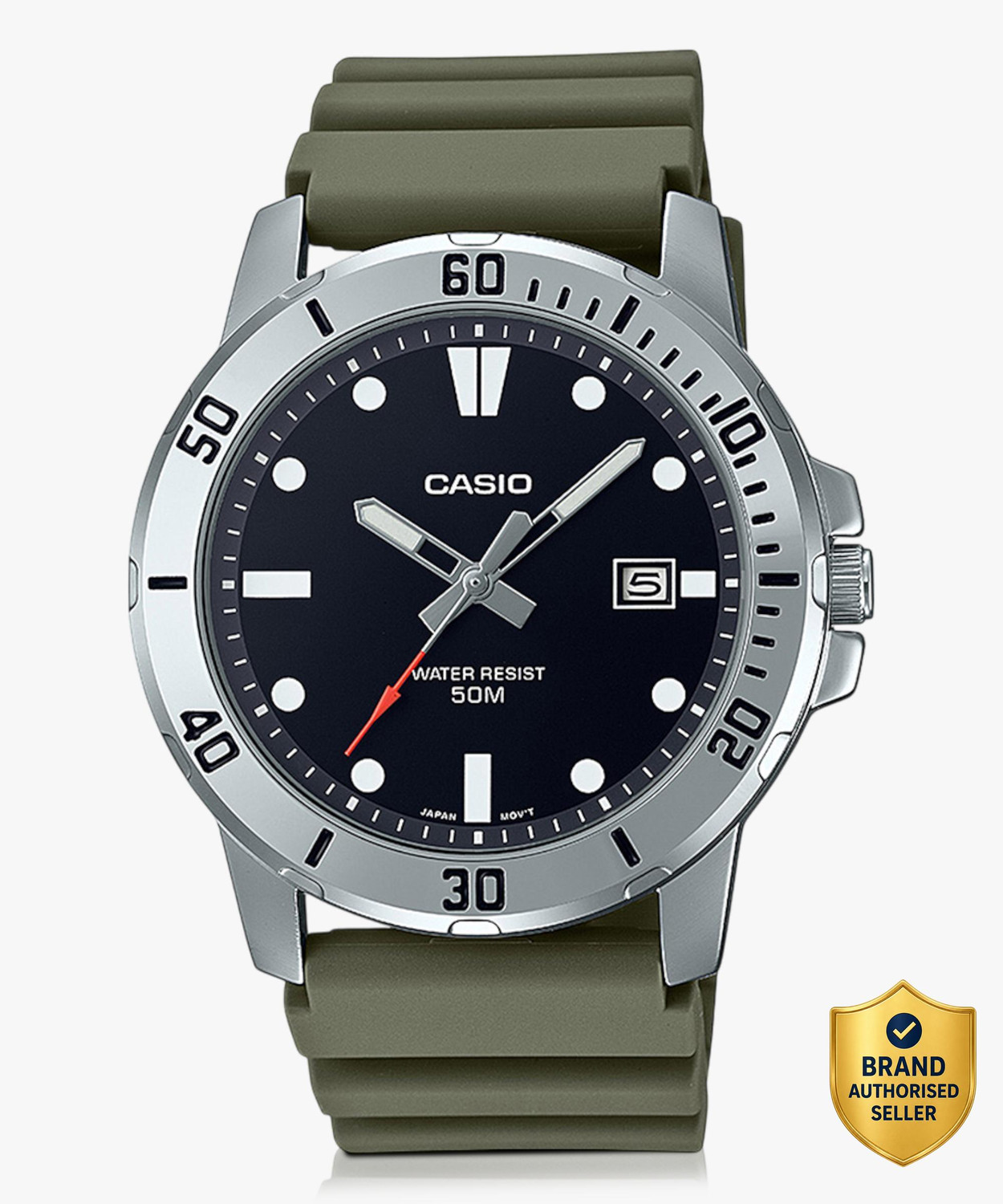 Image of CASIO MTP-VD01-3EVUDF MTP-VD01 Analog Watch - For Men