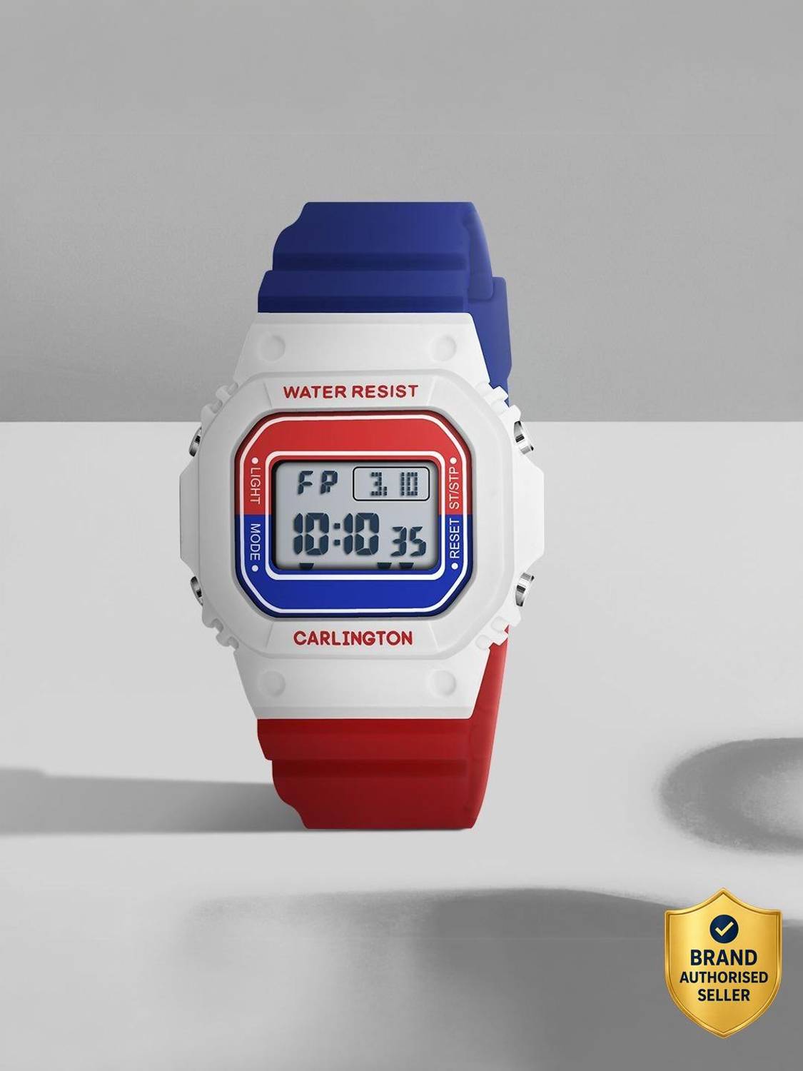 Carlington Junior 718 White Carlington Kids series Multi Function Working Digital Watch  - For Boys & Girls
