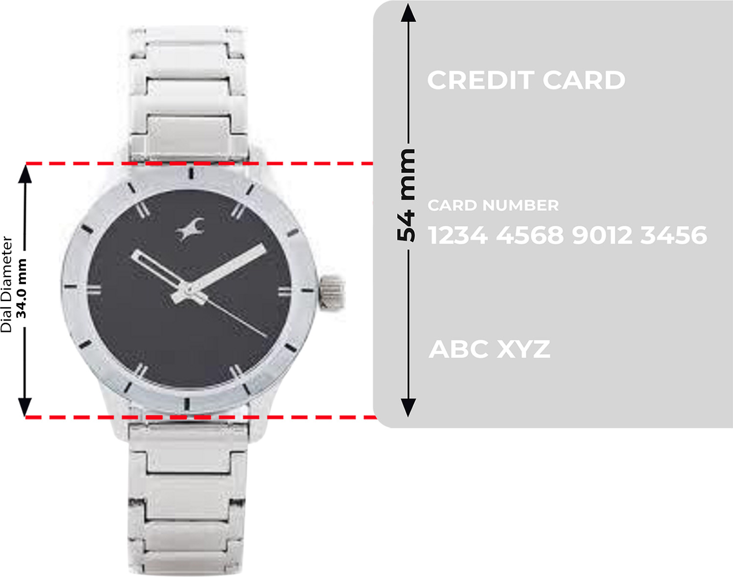 Image of Fastrack NP6078SM06 Monochrome Analog Watch - For Women
