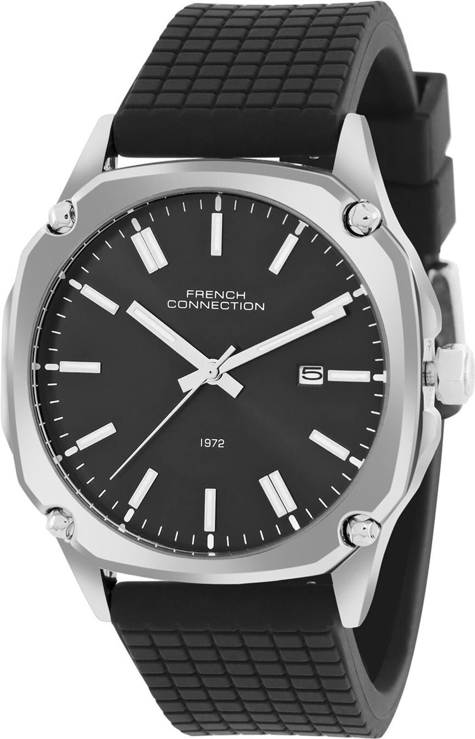 Image of French Connection Sunray Dial Vangaurd Analog Watch - For Men