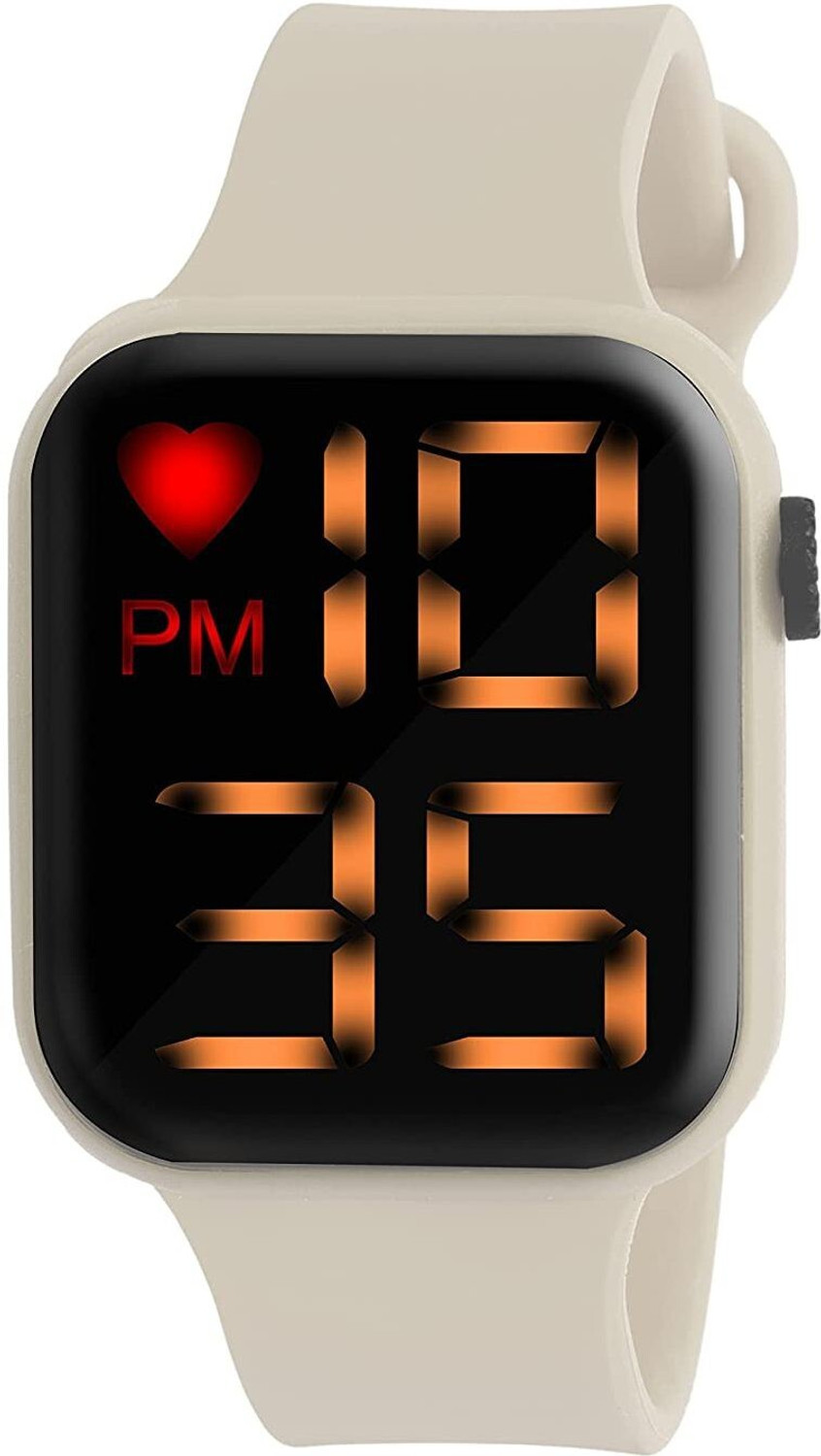 Image of INOVITO LED Heart Navy Blue Stylish LED Digital Watch For Diwali Gift Digital Watch - For Boys & Girls