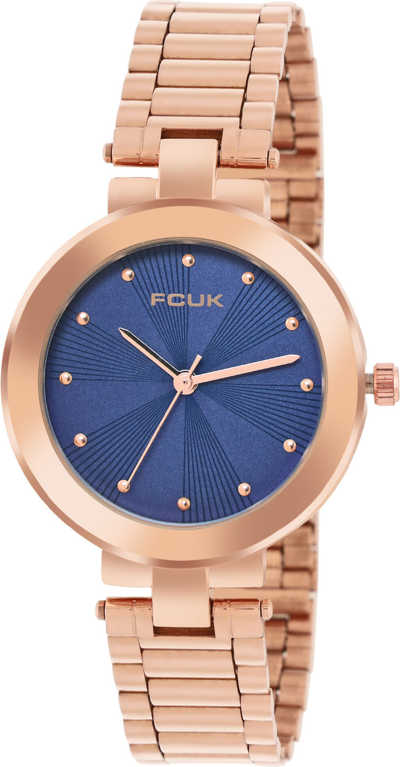 Image of FCUK Women Blue Dial Round FK00028B Analog Watch - For Women FK00028B