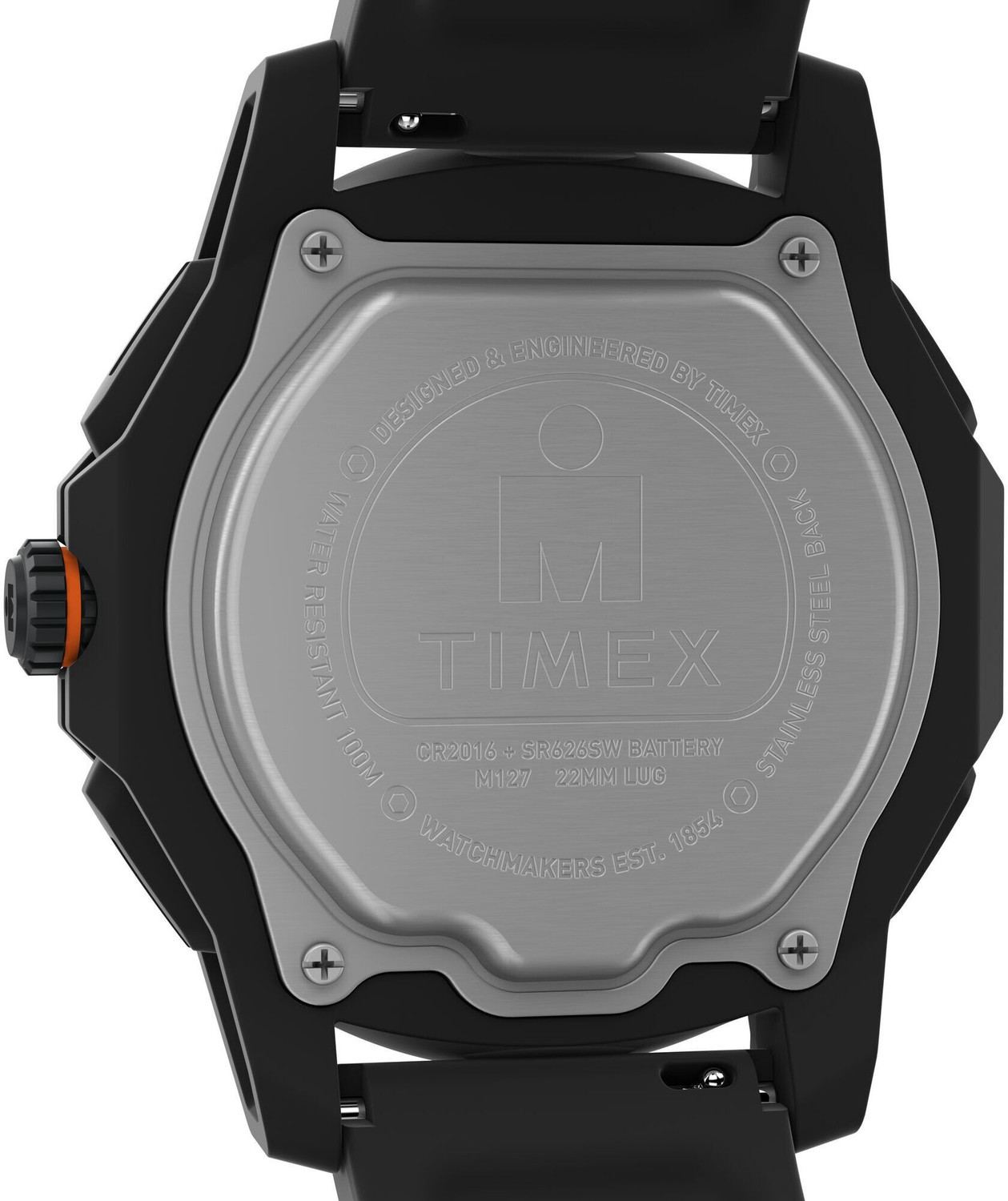 Image of TIMEX TW2W53600UJ Ironman Round 46mm Black Dial Digital Watch - For Men