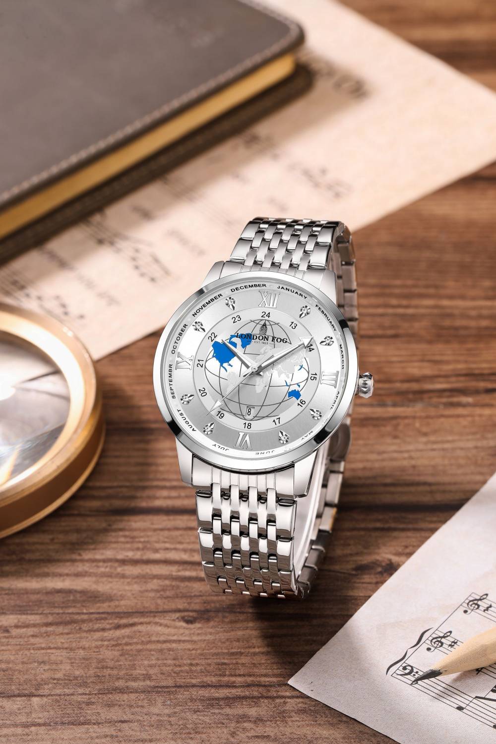 London Fog Silver Dial Men's Watch - Image 3