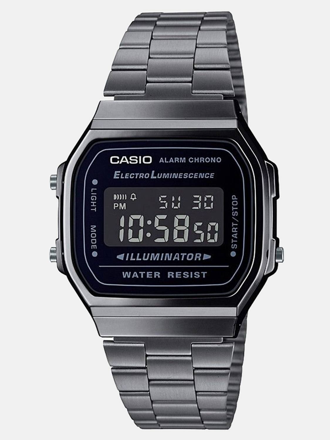 CASIO A168WGG-1BDF Vintage Black Dial Digital Watch - Image 2