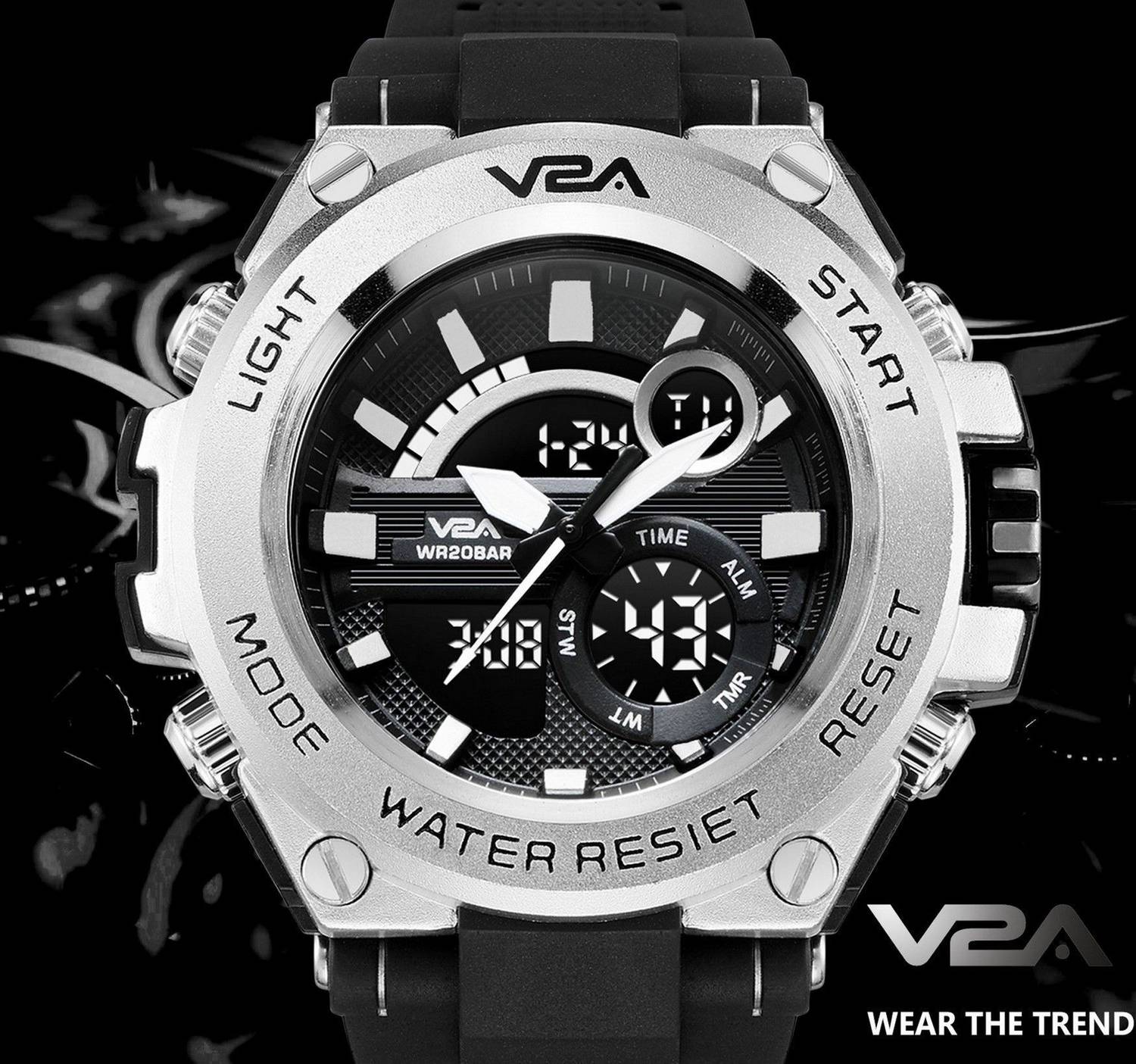 V2A Analog-Digital Watch for Men - Image 3