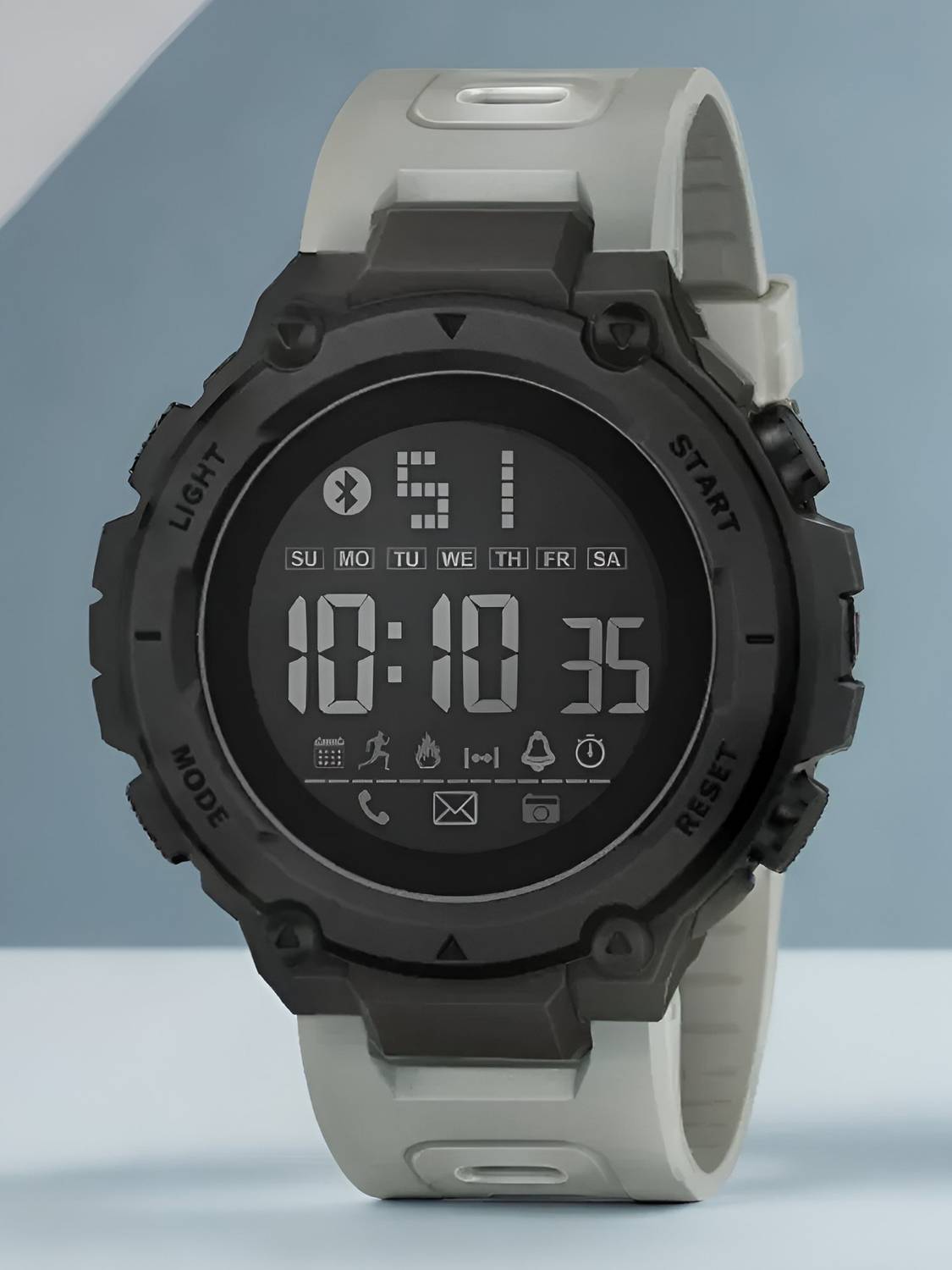 luxurit Black Sports Watch for Men - Image 1