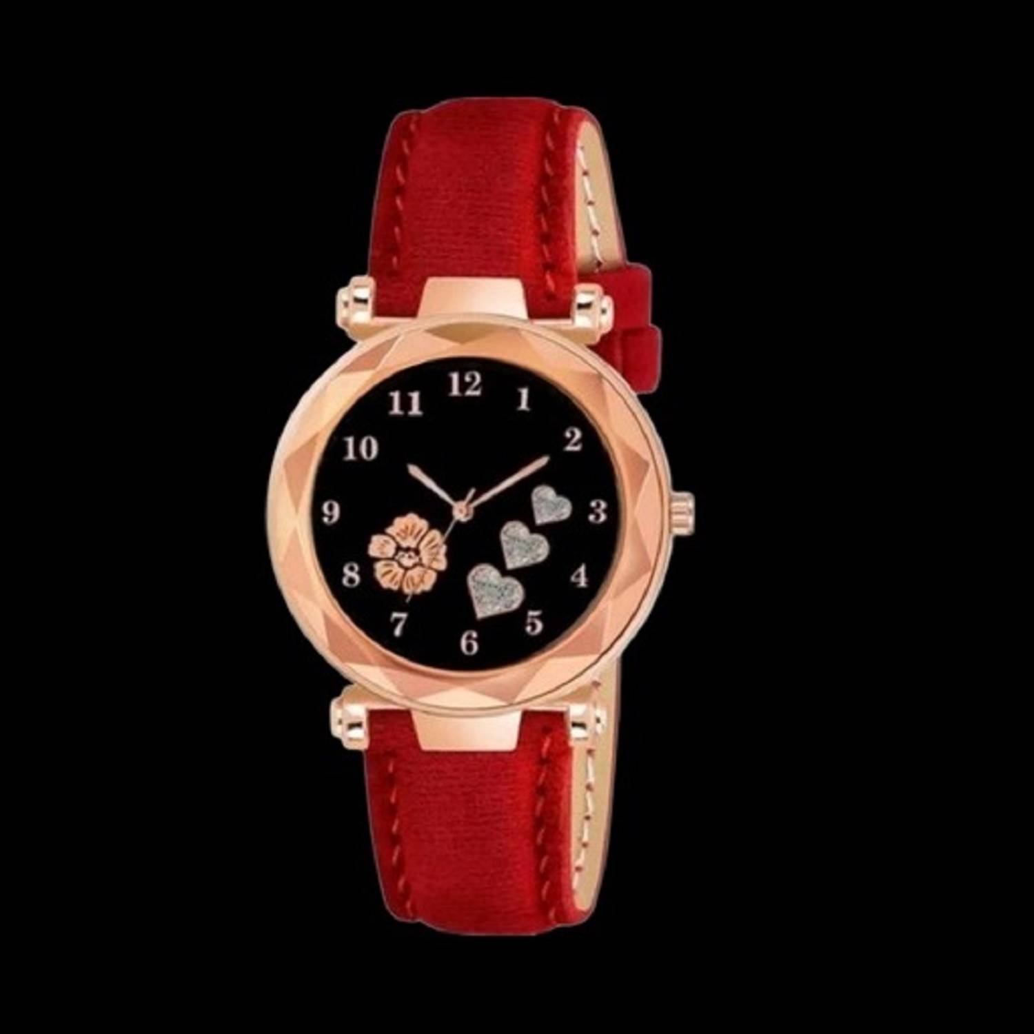 Anaiza W 3 HEART-BROWN Analog Watch  - For Women