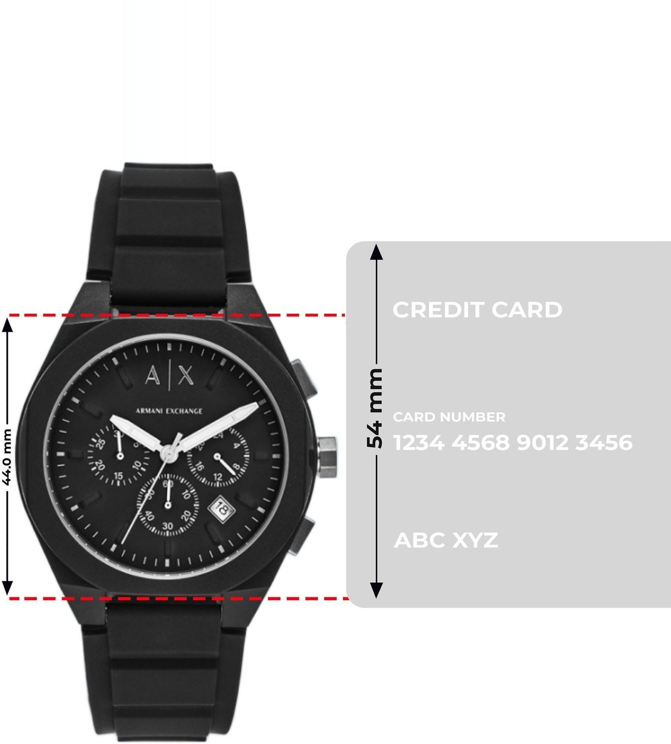 Image of A /X ARMANI EXCHANGE Rafael Rafael Analog Watch - For Men