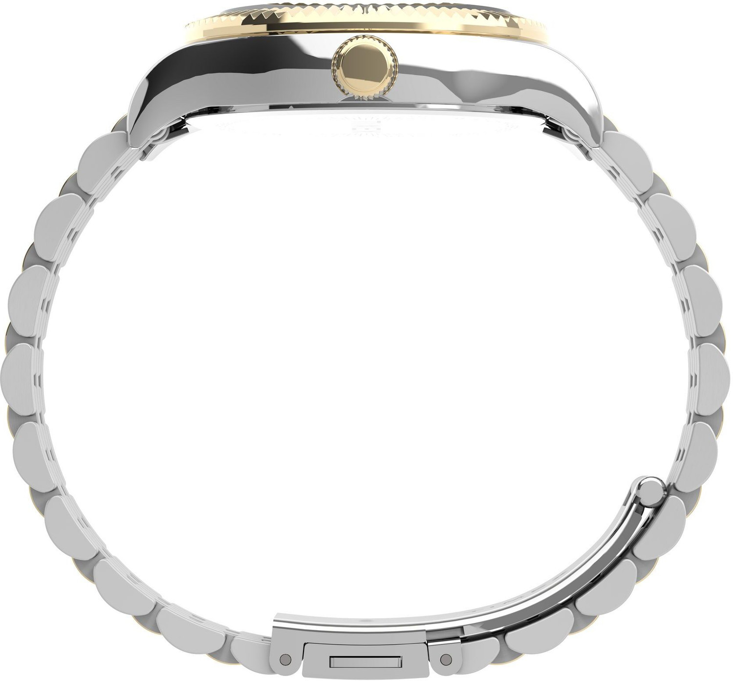 Image of TIMEX Legacy Round 34mm Off White Dial Analog Watch - For Women
